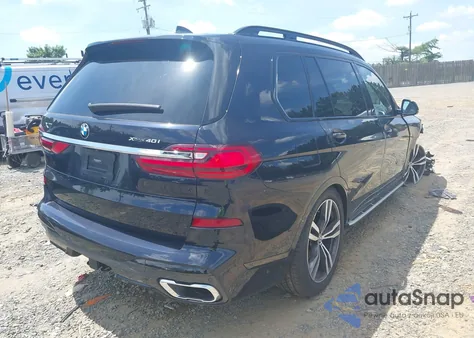 2020 BMW X7 xDrive40I from USA, damaged, VIN 5UXCW2C00L9D02229